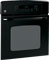 GE 27" Black Built-In Single Convection Wall Oven