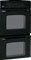 GE 27" Black Convection Thermal Wall Oven