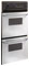 GE 24" Built-In Double Wall Oven - Stainless Steel Finish