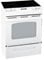 GE 30" White Slide-In Electric Range