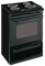 GE 30" Black Slide-In Electric Range
