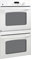 GE 30" White Built-In Electric Double Wall Oven