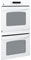 GE 30" White Built-In Electric Double Wall Oven