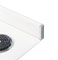 GE Optional Backguard -  White Painted Metallic Finish