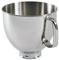 KitchenAid Polished Stainless Steel Stand Mixer 5 Quart Bowl With Handle