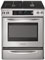 KitchenAid 30" Stainless Steel Slide-In Dual Fuel Range