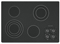 KitchenAid 30" Black Electric Cooktop