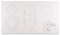 KitchenAid 36" Electric Cooktop In True White