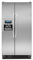 KitchenAid Architect Series II Monochromatic Stainless Steel Side-By-Side Counter Depth Refrigerator