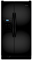 Kitchenaid Black 25.5 Cu. Ft. Architect Series II Side-By-Side Freestanding Refrigerator