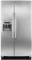 KitchenAid KSRT25FW Monochromatic Stainless Steel Side By Side 25.4 Cu. Ft. Refrigerator