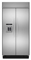 KitchenAid Stainless Steel 48" Built-In Side By Side Refrigerator