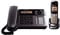 Panasonic Black Corded Telephone With Cordless Handset
