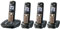 Panasonic KX-TG6434T Black Expandable Digital Cordless Phone With Answering System