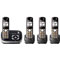 Panasonic Black Expandable Digital Cordless Phone With Answering System
