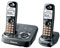 Panasonic DECT 6.0 Black Metallic Expandable Digital Cordless Phone System