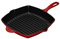 Le Creuset 10.25" Cherry Red Square Skillet Grill