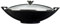 Le Creuset Black Wok With Glass Lid