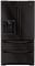 LG 24.7 Cu. Ft. Capacity Smooth Black French Door Bottom Freezer Refrigerator