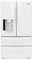 LG 24.7 Cu. Ft. Capacity Smooth White French Door Bottom Freezer Refrigerator
