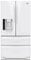 LG 25 Cu. Ft. French Door Bottom Freezer Refrigerator In White 