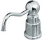 Rohl Country Soap/Lotion Satin Nickel Dispenser