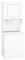 Whirlpool 24" Stack Washer With Gas Dryer