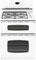 Maytag Gemini 30" Double Oven Free Standing White Gas Range