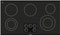 Bosch 36" 300 Series Black Electric Cooktop