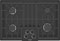 Bosch 500 Series 30" Gas Cooktop In Black