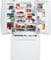 GE Profile White French Door Bottom-Freezer Refrigerator