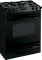 GE Profile 30" Black Slide-In Gas Range