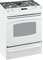 GE Profile 30" White Slide-In Gas Range