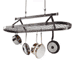 Enclume Oval Hanging Pot Rack With Grid
