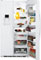 GE Profile White Counter Depth Side-By-Side Refrigerator