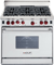 Wolf Gourmet 36" Free Standing Gas Range - Stainless Steel Finish