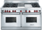 Wolf 60" Freestanding Gas Range - Stainless Steel Finish