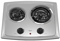 Whirlpool 21" Black-On-Stainless Electric Cooktop