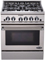 DCS 30" Stainless Steel Professional Dual Fuel Range