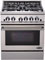DCS 30" Stainless Steel Professional Freestanding Liquid Propane Gas Range