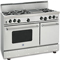 BlueStar 48" RNB Series Free Standing Stainless Steel Convection Gas Range