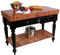 John Boos Rouge Et Noir Collection Le Rustica Cutting Board With Shelf