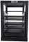 Omnimount Viking Series Black Audio Video Floor Half-Rack System
