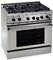 DCS 36" Professional Freestanding Gas Range - Stainless Steel Finish