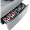 GE 13" Metallic Silver Washer And Dryer Pedestal With Drawer