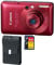 Canon PowerShot SD780 IS Red 12.1 Megapixel Digital Camera Kit