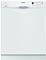 Bosch 24" SHE43P02UC White Evolution 300 Series Undercounter Dishwasher