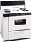 Premier 36" Free Standing Gas Range In White