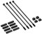 JL Audio STACK_KIT-3 Black Amplifier Stacking Hardware Kit