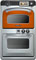 TurboChef 30" Orange Hearth Double Wall Speedcook Oven